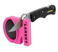 Lansky Quick Fix Sharpener, Med/Fine Grit, Pink, Clam #PFIX