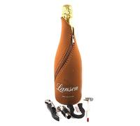 Lanson Gold Label Brut Millesime Vintage Champagne 1997 (Original sleeve) in a silk lined wooden box with four wine accessories, 1 x 750ml