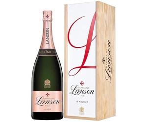 Lanson Le Rose Brut Caisse Bois 150cl Magnum x 1 in a Wooden Gift Box