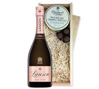 Lanson Le Rose Creation And Milk Sea Salt Charbonnel Chocolates Box