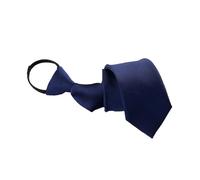 Lansonee 1 Pcs Men's Zipper Tie Adjustable,Classic Formal Business Tie Suitable For Everyday Wearing,Parties,Weddings,And Other Occasions-Navy Blue