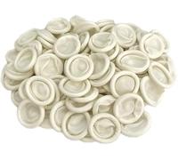 Lansonee 260 Pcs Latex Finger Cots, Disposable Anti-Static White Finger Sleeves, Protective Gloves for Electronics Repair, Crafting, Injuries & Laboratory Use