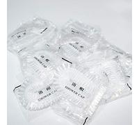 Lansonee 35PCS Disposable Shower Caps,Individually Packaged.Home Hotel and Hair Salon Plastic Clear Elastic Bath Cap(44 CM)