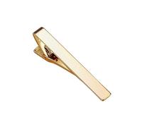 Lansonee Men's Long Tie Clip - Simple and Versatile,Essential For Weddings/Business/Daily Commuting, Single Piece Outfit-Gold