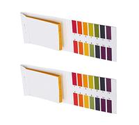 Lansonee pH Test Strips 1-14, 2 Pack (160 Strips) Litmus Paper Water Testing Kit for Pool, Soil, Aquarium, Spa, Drinking Water, Urine & Saliva pH Indicator