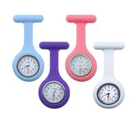 Lanstorm 4 Pcs Nurse Watch, Pocket Nurses Fob Watches with Pin