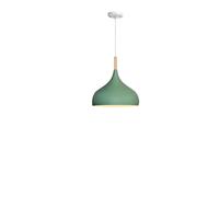 LANTANB Macaron Color Ceiling Light Shade Nordic Kidroom Hanging Pendant Lights Solid Wood Blue Close to Ceiling Lamps Simple Hanging Light Fixture for Kitchen Island,Dining Room