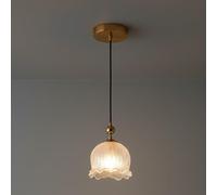 LANTANB Modern Glass Ball Wall Sconce, Brass Globe Wall Light Fixture, Mid-Century Nordic Walls Lamp, Minimalist Decorative Sconce for Bedroom, Bedside, Hallway, Living Room, Mirror Front