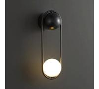 LANTANB Modern Light Luxury Metal Orb Wall Lamps Bedroom Bedside Decorative Lamps Postmodern Aisle Corridor Lighting Lamps