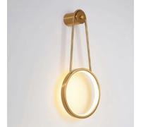 LANTANB Modern Light Luxury Ring Metal Wall Lamps Bedroom Bedside Decorative Lamps Scandinavian Postmodern Creative Aisle Corridor Lighting Lamps