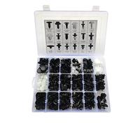 Lantee 415 Pcs Auto Car Door Fastener Clips Pins Rivet for Honda Chrysler GM Toyota Ford - Weatherstrip/Fender Bumper Shield/Hood Insulation/Fascia/Trim Panel/Push Type Retainer & Square Screw Nut