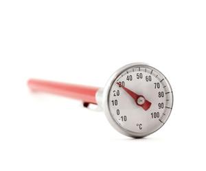 Lantelme Steak Thermometer Temperature Display Analogue -10 °C to 100 °C with Penetration Probe 10 cm Core Temperature Meter for Grill Roasting Stainless Steel Thermometer Wireless from Steak Meat