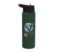 Lantern Demon Under Full Moon Stainless Steel Insulated Water Bottle