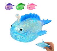 Lantern Fish Squishies, Maltose Lantern Fish Toy, Fidget Toy Anxiety Stress Relief Stretch Ball Soft Sensory