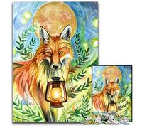 Lantern Fox Jigsaw Puzzles for Adults 1000 Jigsaw Puzzles for Adults Challenging DIY Brain Teaser for Teenagers 1000 PCS(38x26cm)