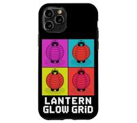 Lantern Glow Grid Pop Culture Japanese Aesthetic Case for iPhone 11 Pro