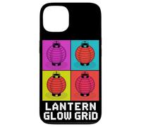 Lantern Glow Grid Pop Culture Japanese Aesthetic Case for iPhone 13