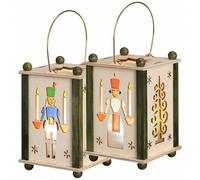 Lantern Kit with LED-Lights, original Erzgebirge by Seiffener Volkskunst