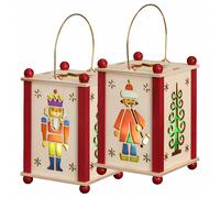 Lantern Kit with LED-Lights, original Erzgebirge by Seiffener Volkskunst