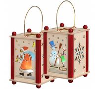 Lantern Kit with LED-Lights, original Erzgebirge by Seiffener Volkskunst