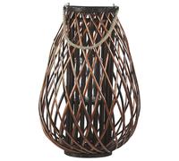 Beliani Garden Lantern Lantern Kiusiu Willow Wood 60 Cm Brown
