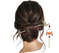 Lantern Light Hairpin Hair Stick Hair Accessories Coiled Tassel Hair Antique Hair pin for Women