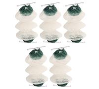 Lantern Mantles Gas Lamp Mantles Camping Lantern Mantles Durable Shiny Easy Install for Picnics Camping Outdoor Sports 5Pcs Rayon (Double Clip Style)