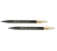 Lantern Moon Interchangeable Needle Tips, Brass Wood, Black, 13cm 10mm