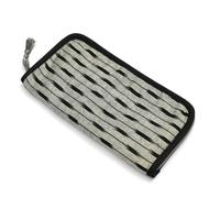 Lantern Moon Knitting Accessories Case - Cotton Zipped Tool Bag - Storage for Knitting Equipment, Crochet Hooks, Cables, Notions - 19 x 10.5 x 3cm
