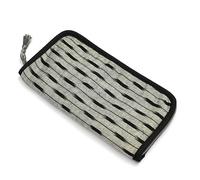 Lantern Moon Knitting Accessories Case - Cotton Zipped Tool Bag - Storage for Knitting Equipment, Crochet Hooks, Cables, Notions - 19 x 10.5 x 3cm
