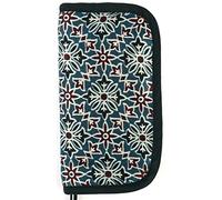 Lantern Moon Knitting Accessories Case - Cotton Zipped Tool Bag - Storage for Knitting Equipment, Crochet Hooks, Cables, Notions - 19 x 10.5 x 3cm