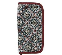 Lantern Moon - Lantern Moon Ajrak Rectangular Double Pointed Knitting Needles Empty Case - 1 Piece, Red