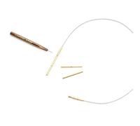 Lantern Moon Cable Connector, Gold/Brown/White, 35cm/1.4in