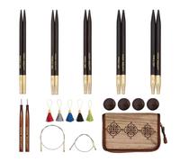 Lantern Moon Interchangeable Needle Set Heritage (10cm) – 1 Set, Brown