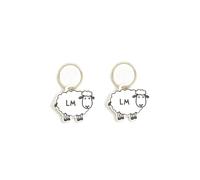 Lantern Moon – Stitch Markers – Meadow Metallic Silver-Plated Sheep-Shaped – 6 Pieces
