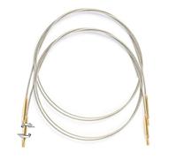 Lantern Moon Swivel Cable, Silver & Brass, 60 cm