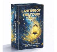 Lantern of the Stars Tarot Cards, 78 Card Deck, 13x8 cm, Traditional Symbolism with Bright Celestial Imagery