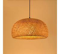 Lantern Pendant Lamp Handmade Woven Hanging Ceiling Light Lampshade Retro Japanese E27 Chandelier Hanging Light for Bedroom Living Room,Dining Room Change for the better