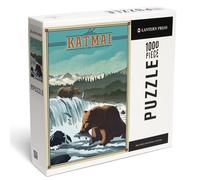 Lantern Press 1000 Piece Jigsaw Puzzle, Katmai National Park and Preserve, Alaska, Lithograph