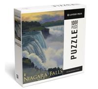 Lantern Press Niagara Falls, New York 1000 Piece Jigsaw Puzzle for Adults, Made in USA with Reference Poster