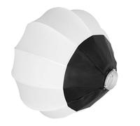 Lantern Softbox Soft Light Modifier, Quick Release 360° Photography Video Light Modifier, 25.6in Ball Shape Collapsible Bowens Mount Softbox for Live Streaming