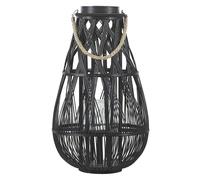 Lantern TONGA Bamboo 56 cm Black