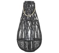 Lantern TONGA Bamboo 77 cm Black