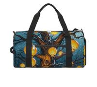 Lanterns Hang from The Trees Gym Bag for Men Women, Waterproof Gym Tote Bags, Large Duffel Bag for Travel Workout