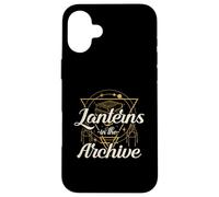Lanterns In The Archive - Dark Academia Library Case for iPhone 16 Plus