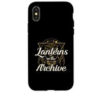 Lanterns In The Archive - Dark Academia Library Case for iPhone X/XS
