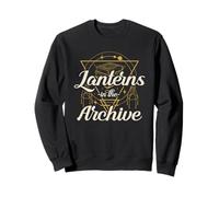 Lanterns In The Archive - Dark Academia Library Sweatshirt