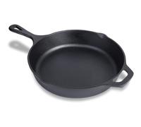 LanTeYouPin 6 Inch Cast Iron Skillet, Frying Pan with Drip-Spouts, Pre-Seasoned Oven Safe Cookware, Camping Indoor and Outdoor Cooking, Grill Safe, Restaurant Chef Quality (12 Inch)