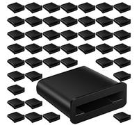 Lanties 100 Pieces Folding Drip Tape Row End for Drip System and Garden Landscaping Irrigation Drip Tape End Closure Fits for 5/8'' No Dripping Water Drip Tape Irrigation Kit