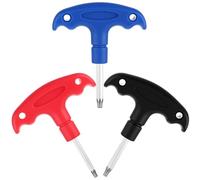 Lanties 3 Pcs Golf Torque Wrench Set T15, T20, T25 Head Adjustment Tools for Golf Driver Club Stainless Steel Bits with Plastic T Handle, Ergonomic Grip and Fits Most Shaft Sleeve Adapters